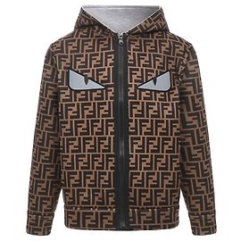 Fendi sudadera con capucha nuevo Castaño