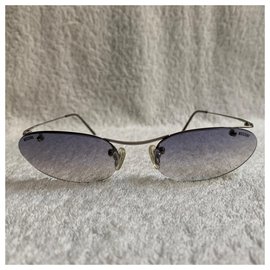 Moschino-Vintage Moschino slim sunglasses-Purple