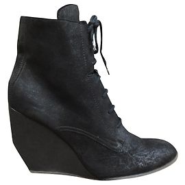 wedge ankle boots Joseph p 40 Black