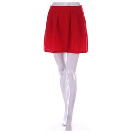 Ganni-Skirts-Red