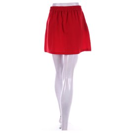 Ganni-Skirts-Red