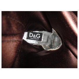 Dolce & Gabbana-Dolce & Gtabbana p boots 39-Dark brown