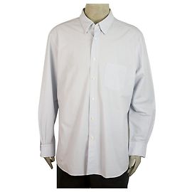 Ermenegildo Zegna Camicia classica azzurra manica lunga in cotone da uomo XXL Blu chiaro