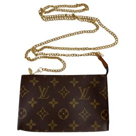 Louis Vuitton-Sacos de embreagem-Marrom