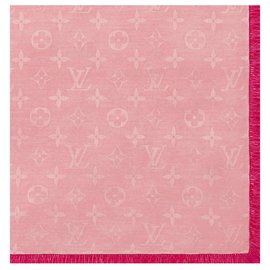 Louis Vuitton-LV So soft shawl new-Pink