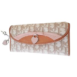Pochette WOC Dior en cuir couleur eggshell Blanc cassé