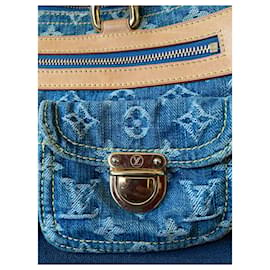 Louis Vuitton-Bolsos de mano-Azul