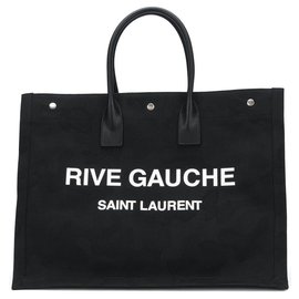 Saint Laurent-Borsa Saint Laurent Rive Gauche nuova-Nero