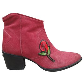 Zadig & Voltaire-Zadig & Voltaire p boots 38-Red
