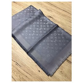 Louis Vuitton-Monogramm glänzen antracite-Grau