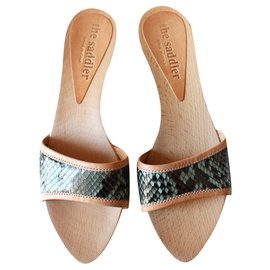 Python and Wood Clogs by Sebastian Multiple colors