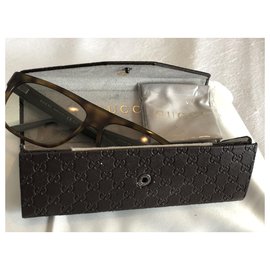 Gucci-Gucci occhiali da sole leopardo-Marrone