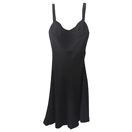 Gianni Versace Robe de défilé de mode Noir