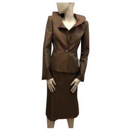 Valentino-Brown suit-Dark brown