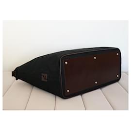 Fendi-Travel bag-Brown,Navy blue