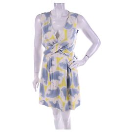 Robe Diane Von Furstenberg Multicolore Coton Élasthanne Taille 6 Multicolore