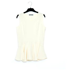 Alexander Mcqueen-IVORY BASQUE FR36/38-Cream