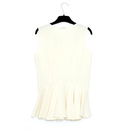 Alexander Mcqueen-IVORY BASQUE FR36/38-Cream