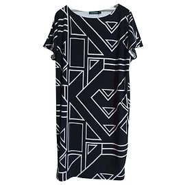 Robe Ralph Lauren Noir et Blanc Noir Blanc
