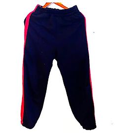 Vêtements 2017 Pantalon de jogging noir à rayures Noir Rouge