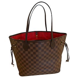 Sac louis Vuitton neverfull  Mm Marron