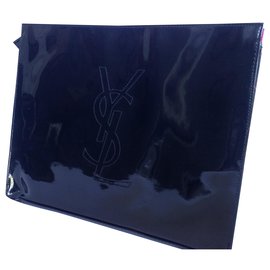 Yves Saint Laurent-Monederos, carteras, casos-Negro