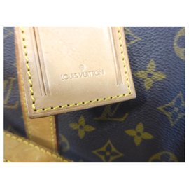 Louis Vuitton-keepall 50 Monogramm Schultergurt-Braun