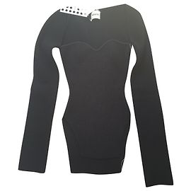 Autre Marque Khaite Top Black Viscose Black