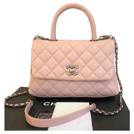 Chanel-Chanel Pink Mini Coco Handle bag-Pink