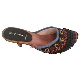 Miu Miu zoccoli Multicolore