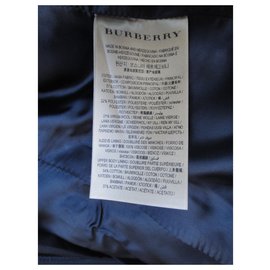 Burberry Brit-Burberry brit t casaco de lã 34/36-Azul