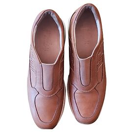 Hogan Interactive Wedge Slip-On Sneakers Hellbraun