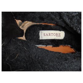 Sartore-Sartore p fur boots 36,5-Black