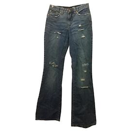 D&G Jeans bootleg consumati Blu