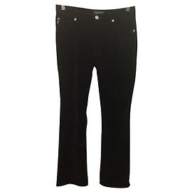 Jeans Guess in velluto nero taglio dritto Nero