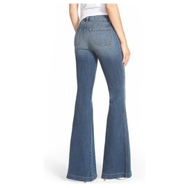 J Brand-Demi queimado Jeans arranha-céus em Ashbury-Azul
