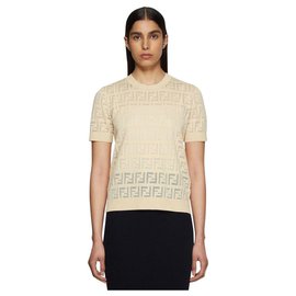 Fendi-Tops-Beige