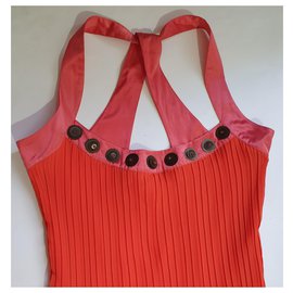 Munthe Plus Simonsen-Kleider-Pink,Orange