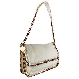 Stella Mc Cartney Bolso de hombro Stella McCartney Falabella Eggshell Blanco roto