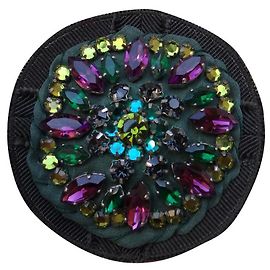 Prada Alfileres y broches Multicolor Verde