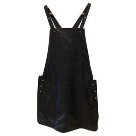 Zadig & Voltaire Lederoverall Schwarz