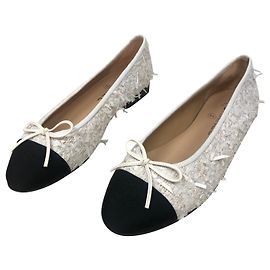 Chanel bailarines Blanco