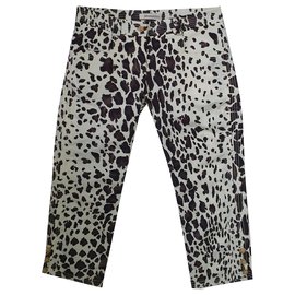 Ermanno Scervino-Pants, leggings-Multiple colors,Leopard print