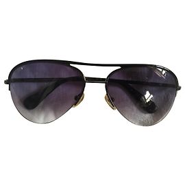 Diane Von Furstenberg DvF Aviator sunglasses Black
