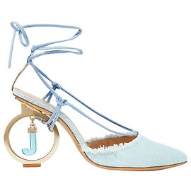 JACQUEMUS Heels Schuhe Chaussures Riviera Slingback Pumps Hellblau