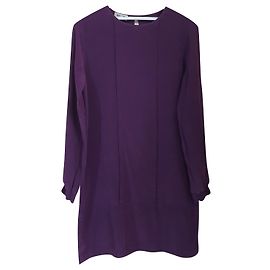 Robe en soie violette Baum und Pferdgarten Violet
