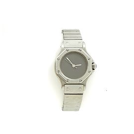 Cartier SANTOS RUNDE SCHATTENDAME Silber