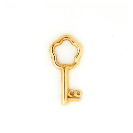 Chanel VENDOME 18K DIAMOND KEY CHARM PENDANT Doré
