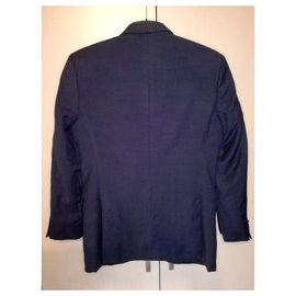 Ermenegildo Zegna-Trofeo 2 buttons Single breasted Grey Suit Jacket, Size S-Grey