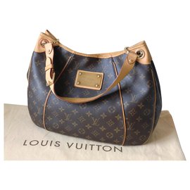 Louis Vuitton-Bolsa Louis Vuitton Galliera-Castanho escuro